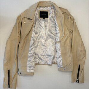 Marc New York Whitney Leather Motorcycle Jacket Women's S